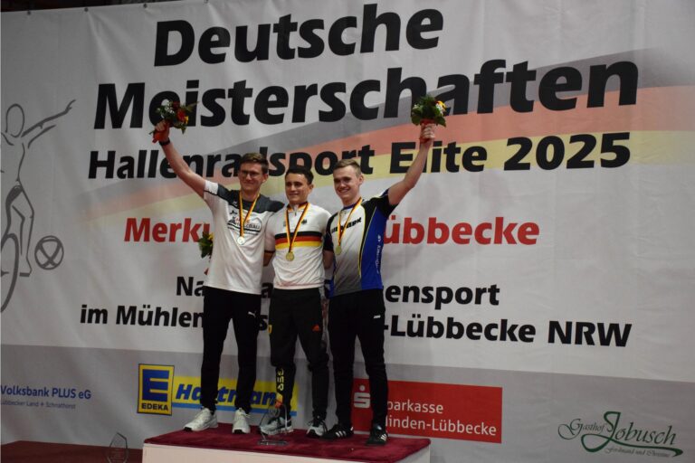 Linus Weber holt Platz 3 bei den Deutschen Kunstradmeisterschaften